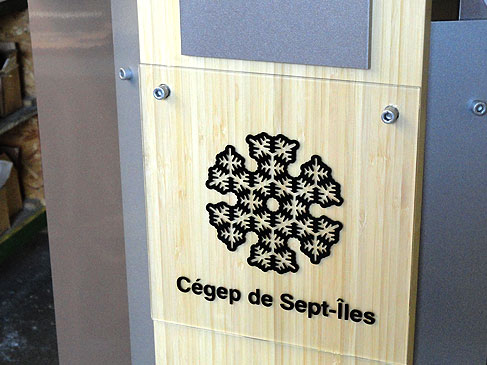 Groupe BLH, enseigne, signalisation, lettrage, design graphique, borne, mobilier urbain, lutrin