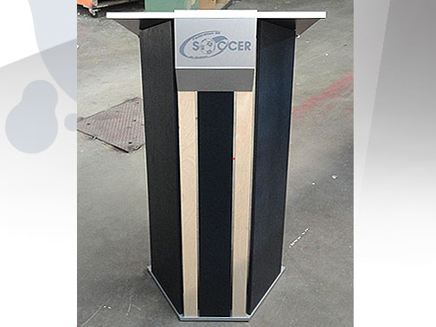 Groupe BLH, enseigne, signalisation, lettrage, design graphique, borne, mobilier urbain, lutrin